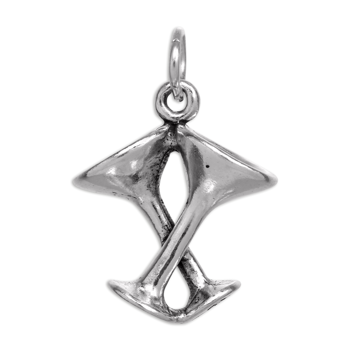 Sterling Silver Cocktail Glasses Charm
