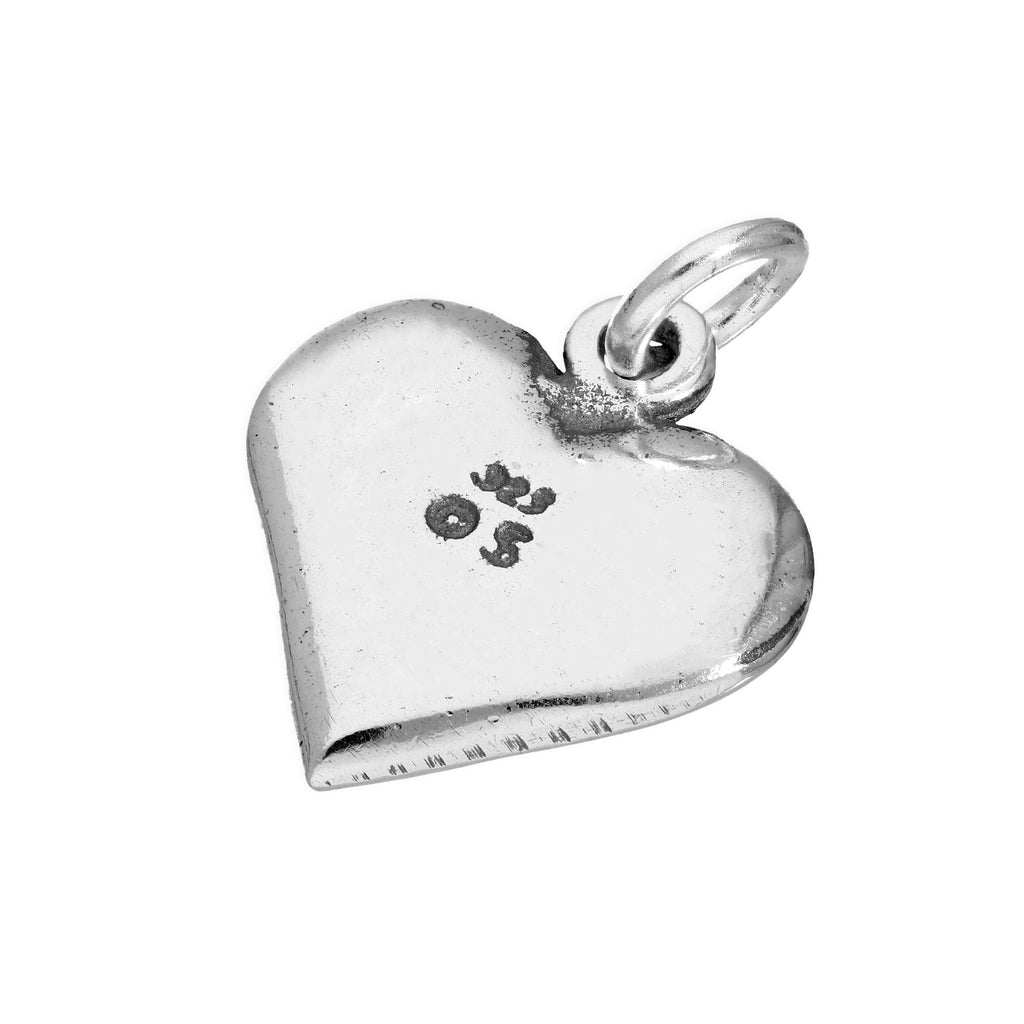 Sterling Silver Love To Shop Heart Charm
