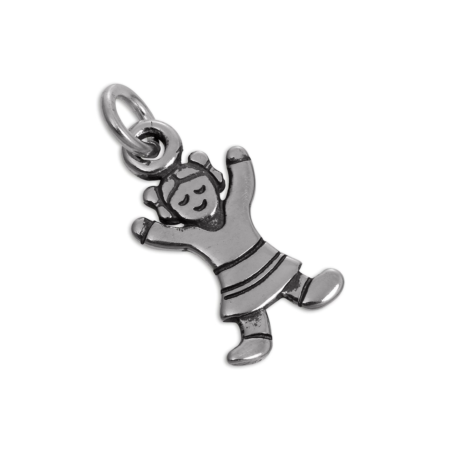 Sterling Silver Gingerbread Girl Charm