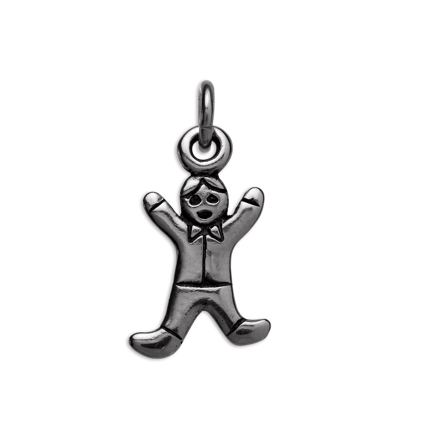 Sterling Silver Gingerbread Man Charm