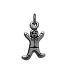 Sterling Silver Gingerbread Man Charm