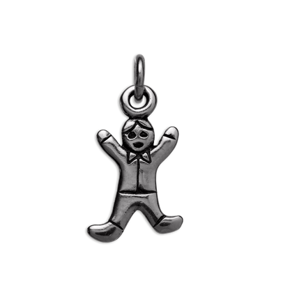 Sterling Silver Gingerbread Man Charm