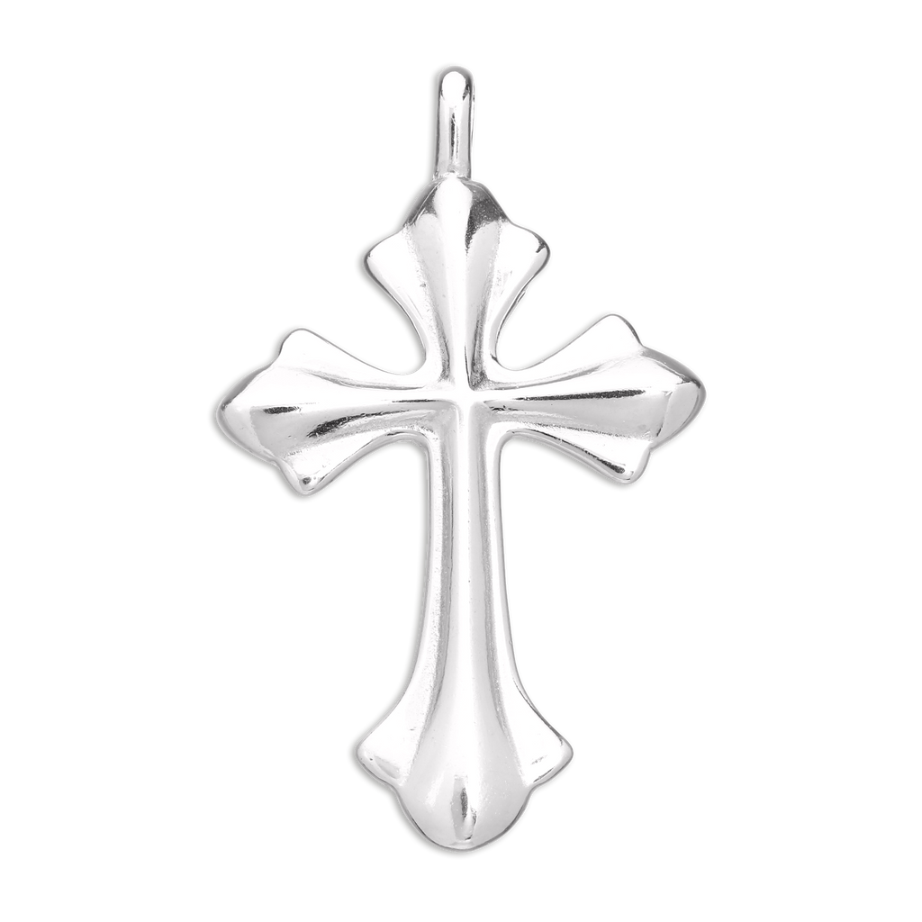 Sterling Silver Large Cross Pendant