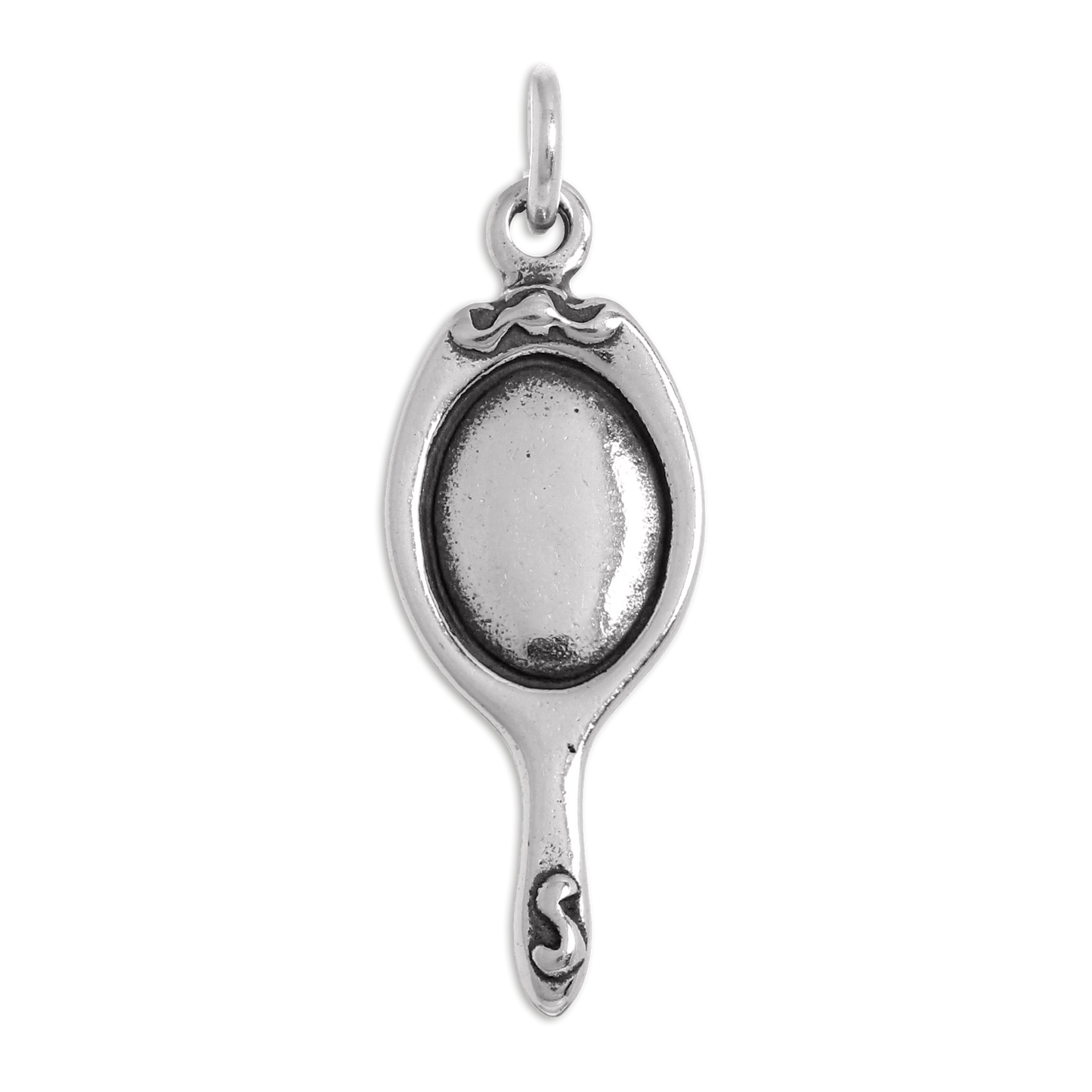 Sterling Silver Hand Mirror Charm
