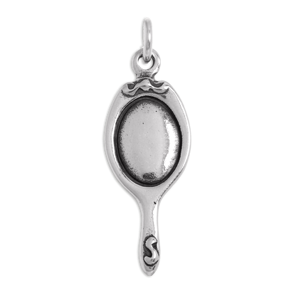 Sterling Silver Hand Mirror Charm