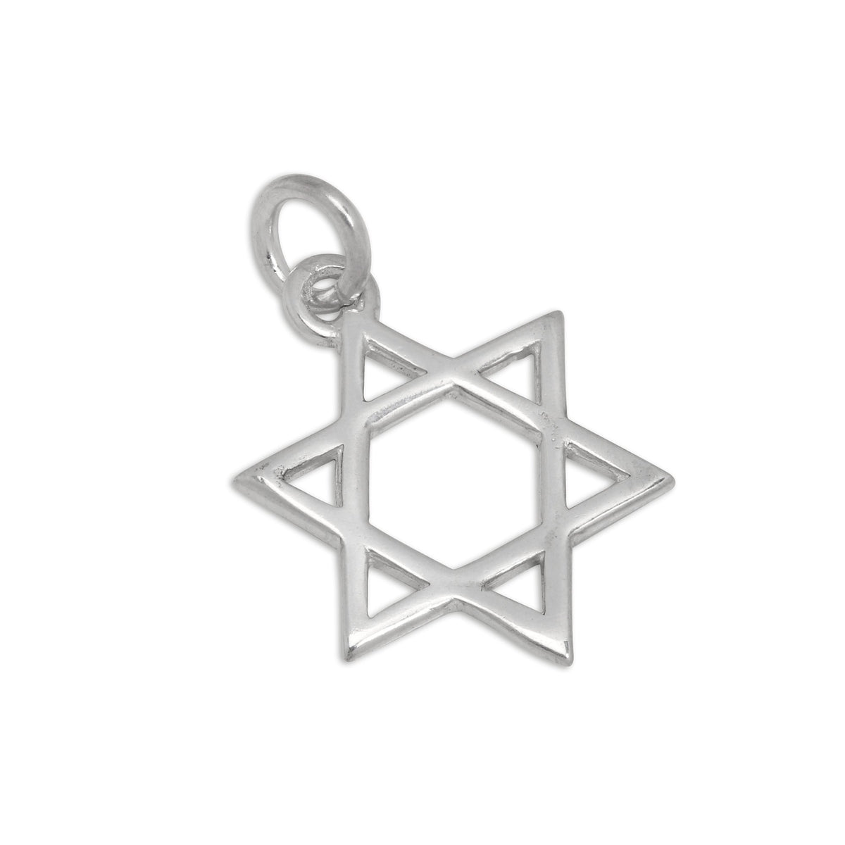 Sterling Silver Star of David Charm