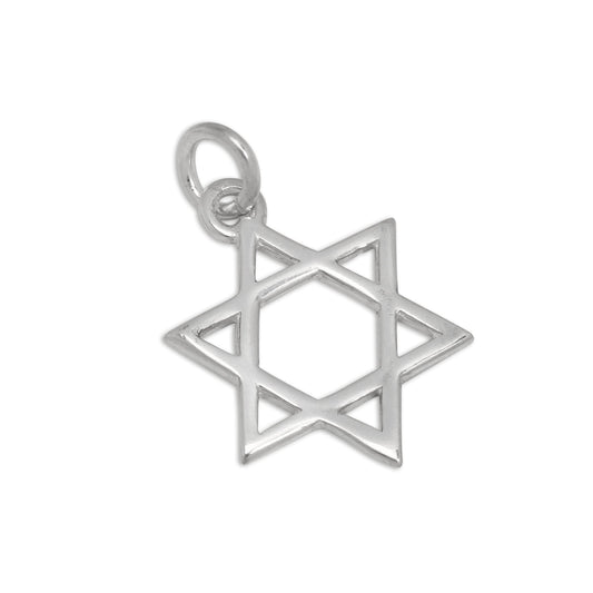 Sterling Silver Star of David Charm