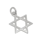 Sterling Silver Star of David Charm