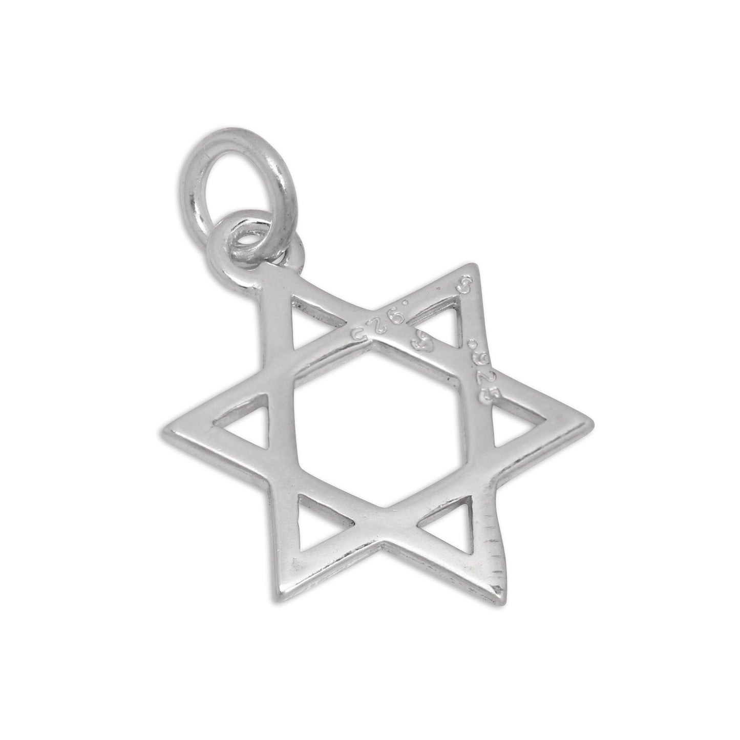 Sterling Silver Star of David Charm