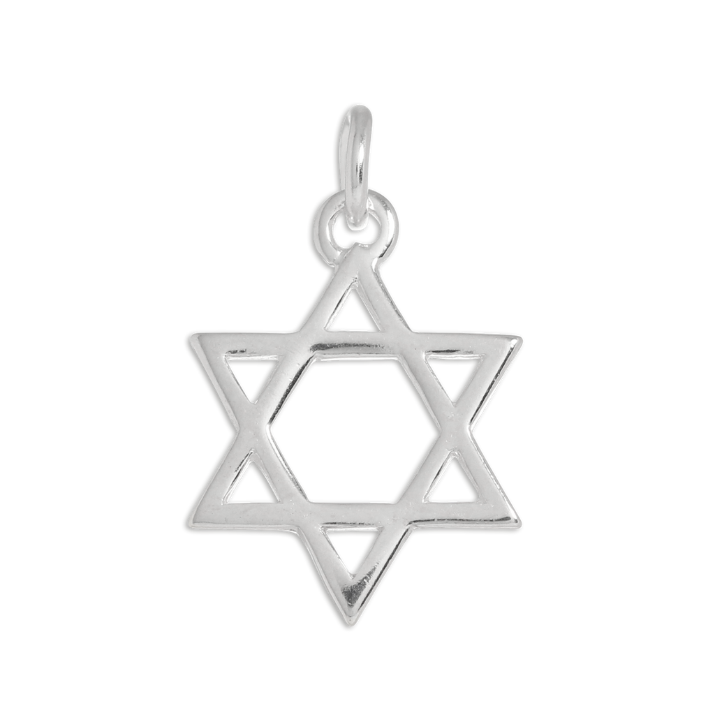 Sterling Silver Star of David Charm