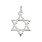 Sterling Silver Star of David Charm