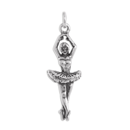 Sterling Silver Ballerina Charm