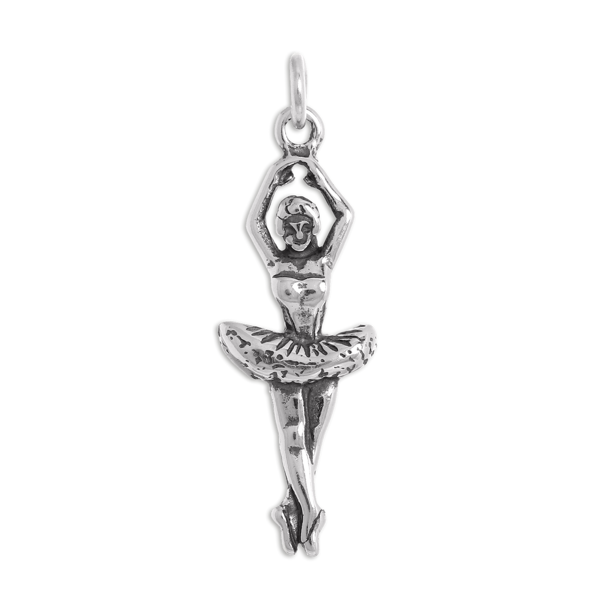 Sterling Silver Ballerina Charm