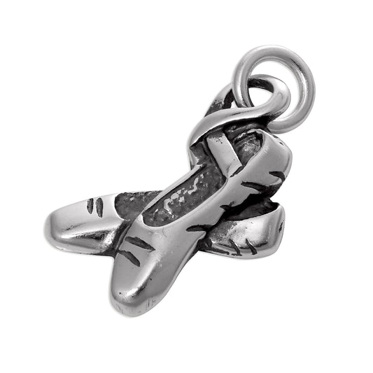 Sterling Silver Ballet Shoes Charm