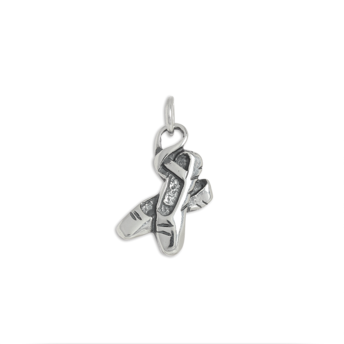 Sterling Silver Ballet Shoes Charm