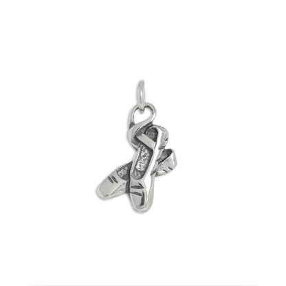 Sterling Silver Ballet Shoes Charm