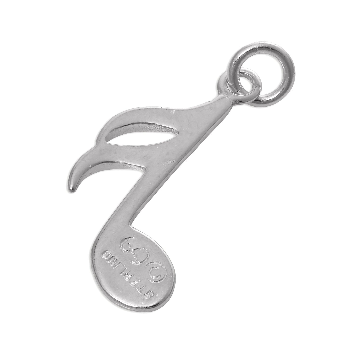 Sterling Silver Semi Quaver Music Note Charm