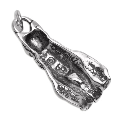 Sterling Silver Sitting Cat Charm