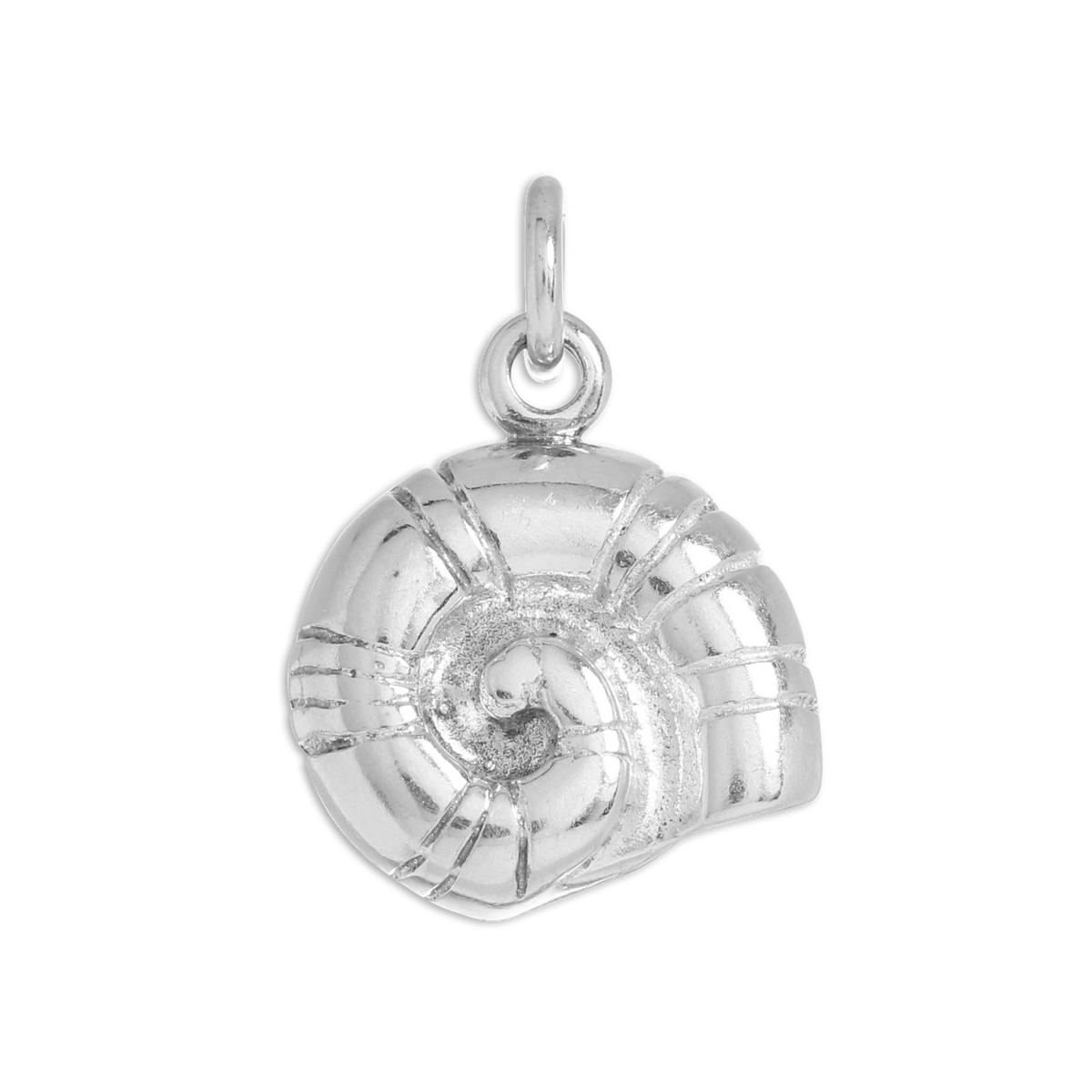 Sterling Silver Nautilus Sea Shell Charm