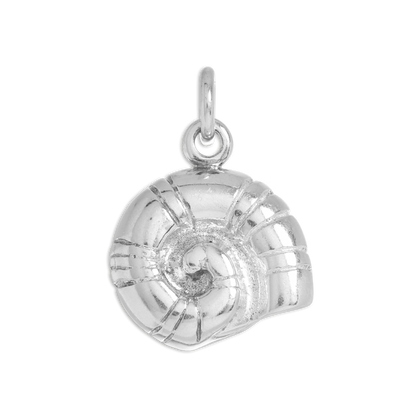 Sterling Silver Nautilus Sea Shell Charm