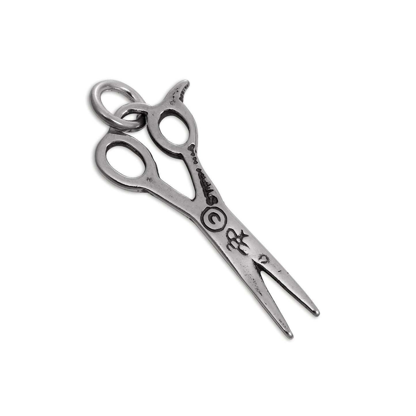 Sterling Silver Scissors Charm