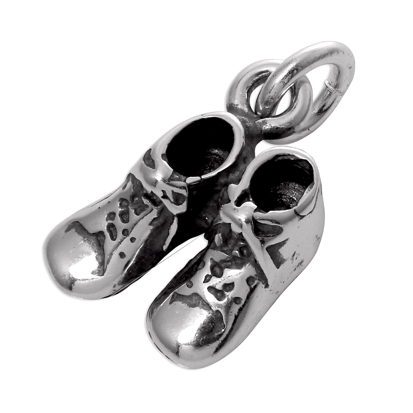 Sterling Silver Baby Shoes Charm