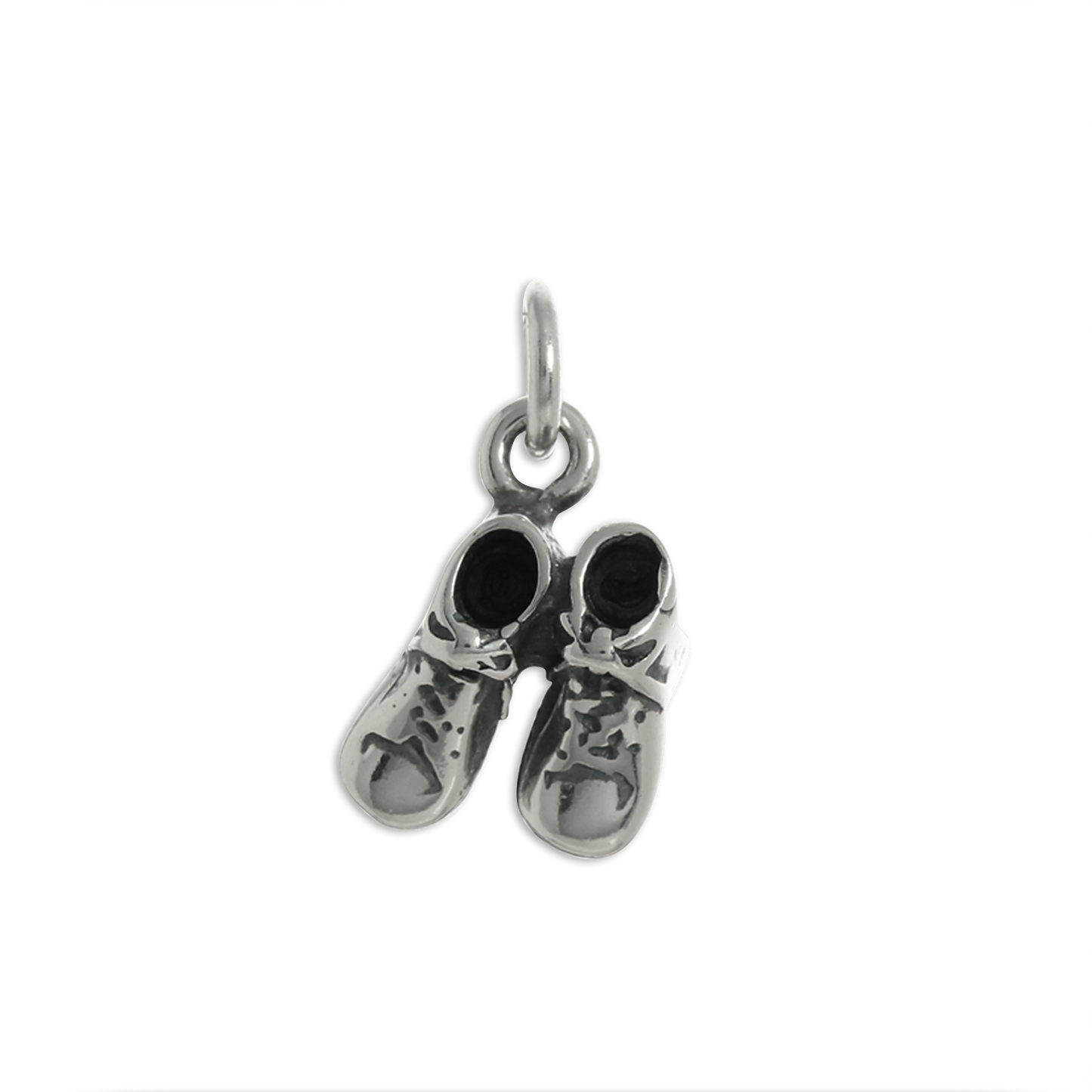 Sterling Silver Baby Shoes Charm