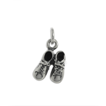 Sterling Silver Baby Shoes Charm