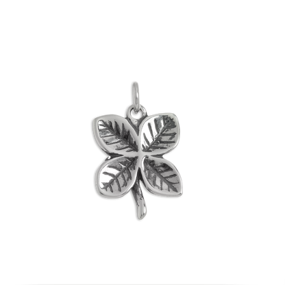 Sterling Silver 4 Leaf Clover Charm