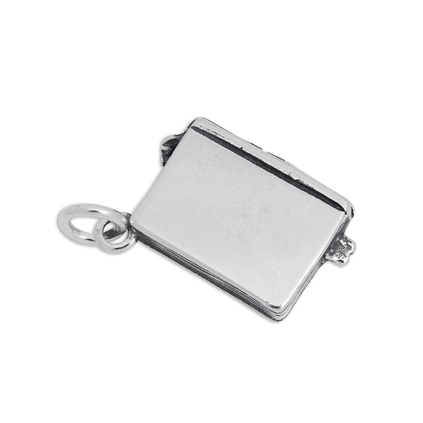 Sterling Silver Book Charm