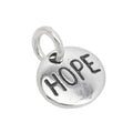 Sterling Silver Round Hope Charm