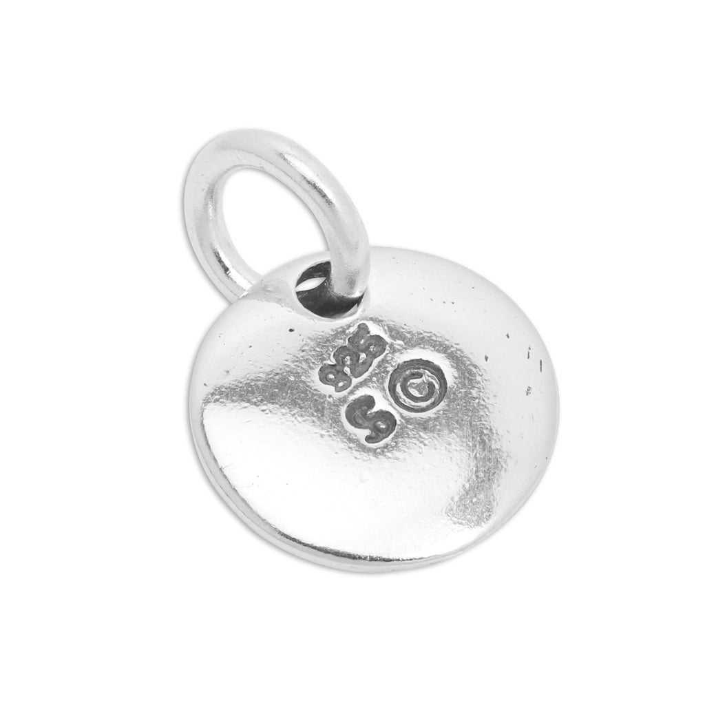 Sterling Silver Round Hope Charm
