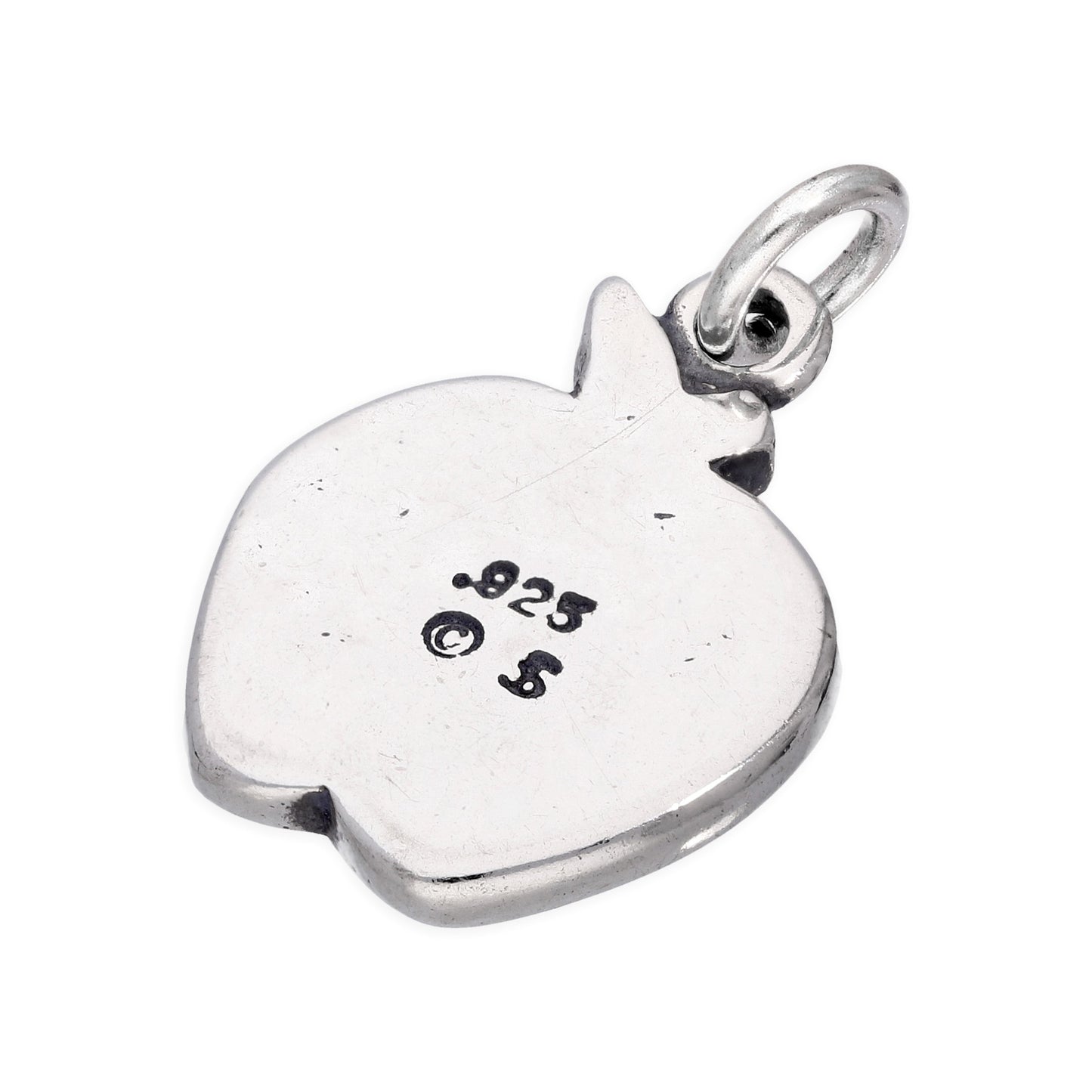 Sterling Silver Number 1 Teacher Apple Charm