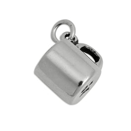 Sterling Silver 3D Coffee Mug Charm