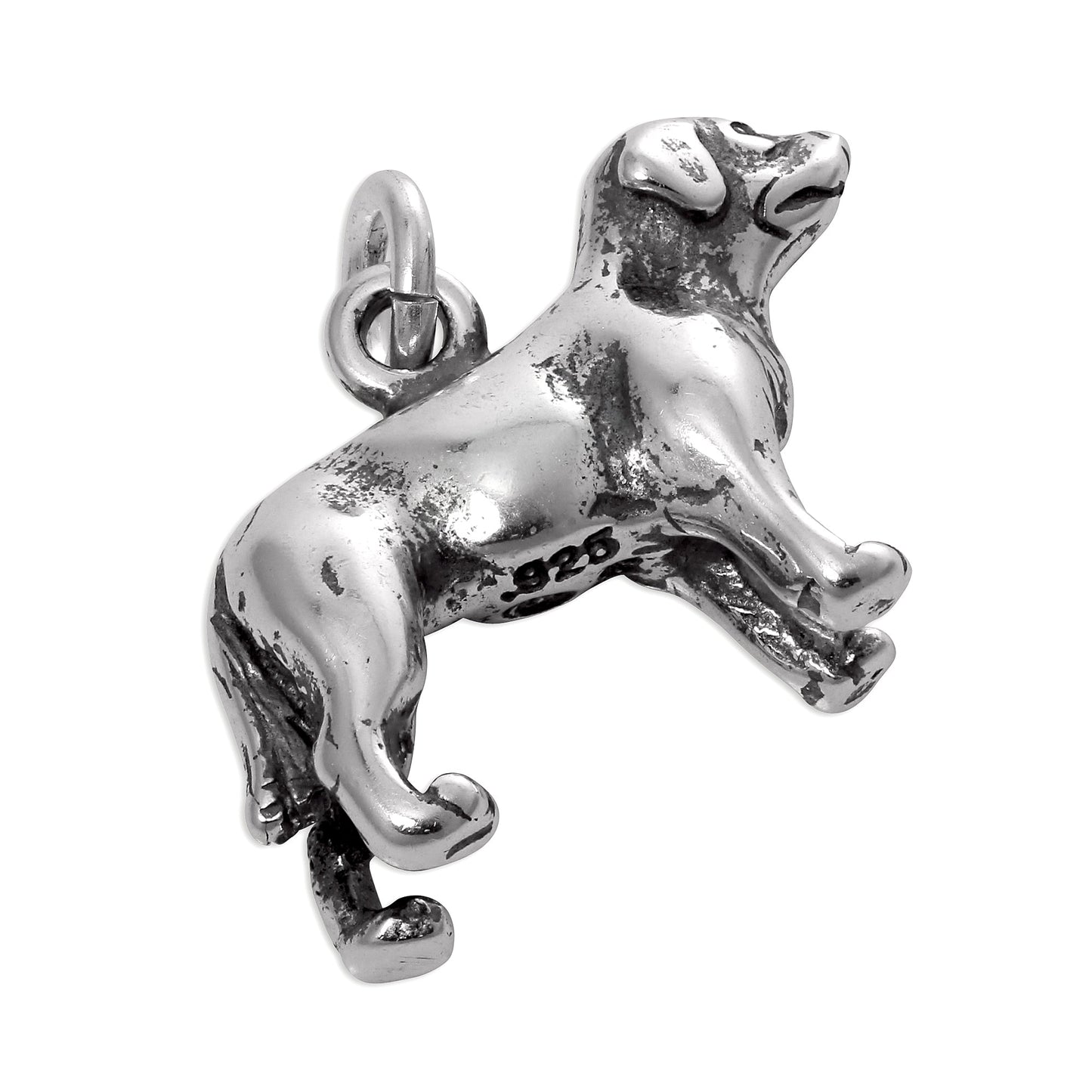 Sterling Silver Labrador Dog Charm