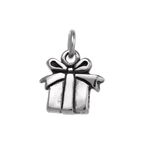Sterling Silver Present Charm