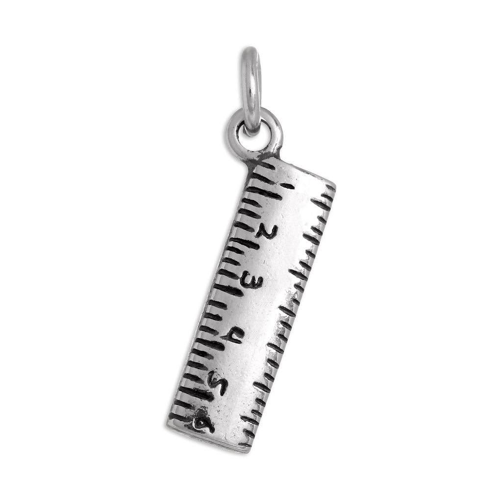 Sterling Silver Ruler Charm