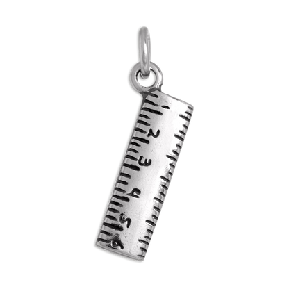 Sterling Silver Ruler Charm