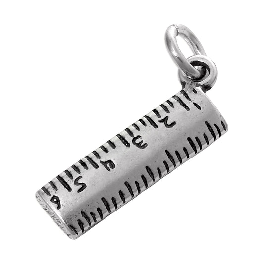 Sterling Silver Ruler Charm