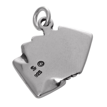 Sterling Silver Playing Cards Charms