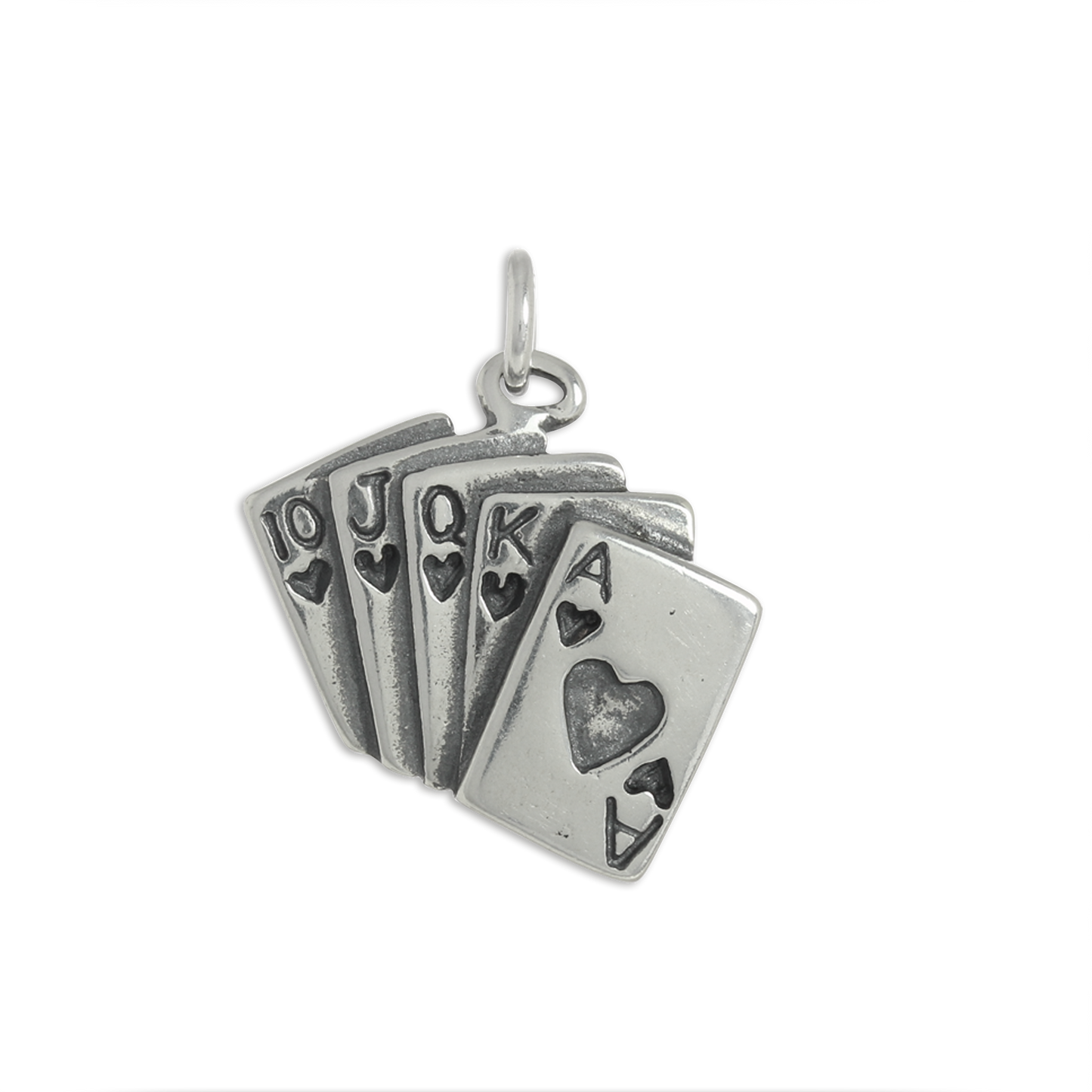 Sterling Silver Playing Cards Charms