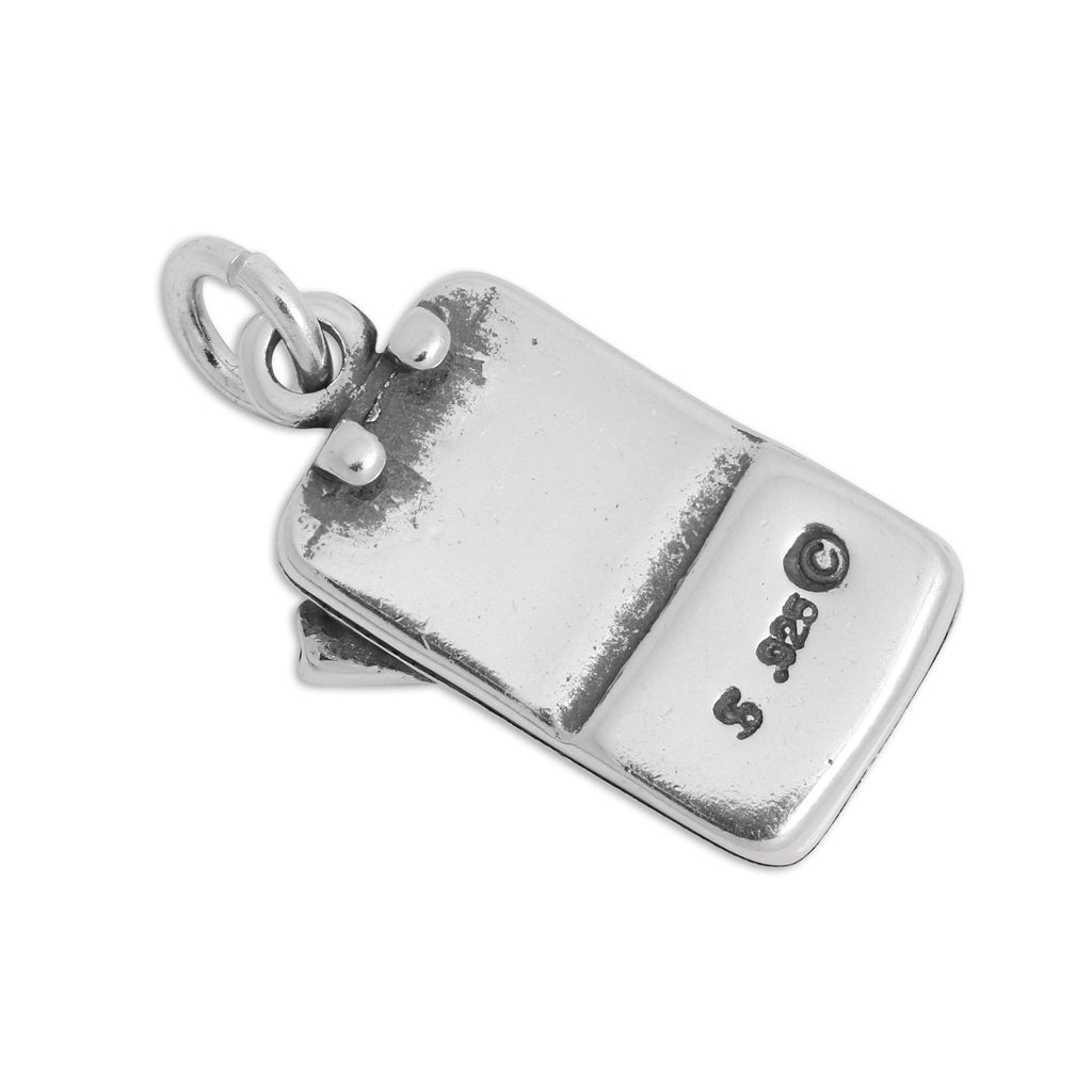 Sterling Silver Paint Roller & Tray Charm