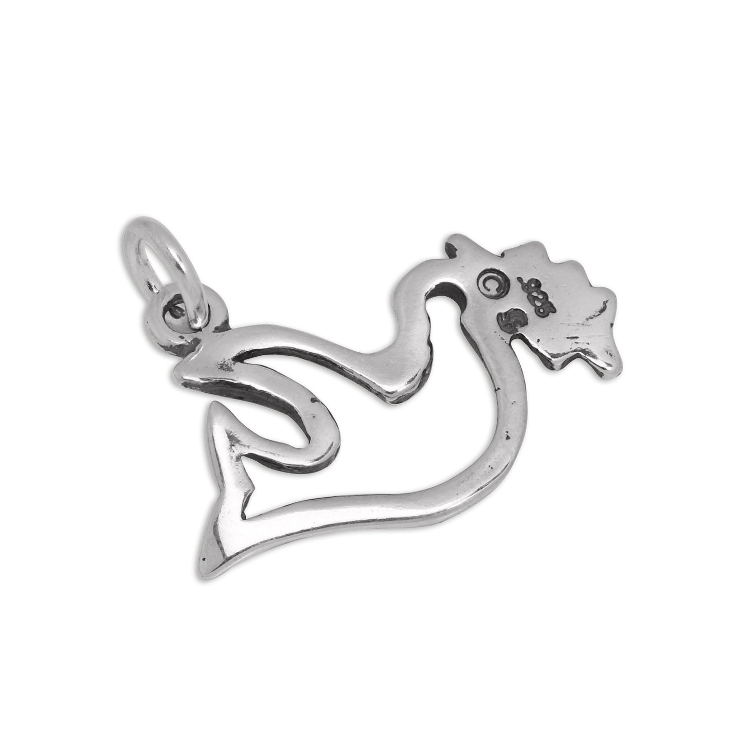 Sterling Silver Dove & Olive Branch Charm