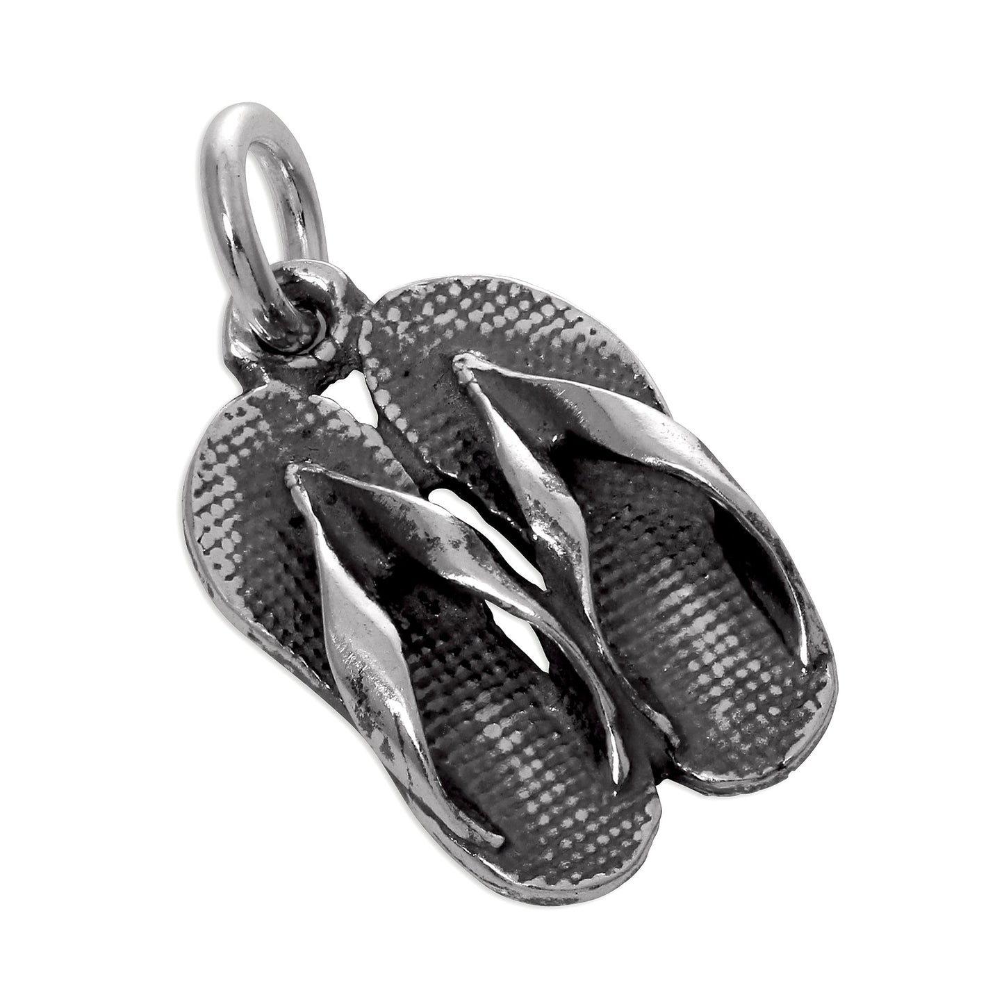 Sterling Silver Pair of Sandals Charms