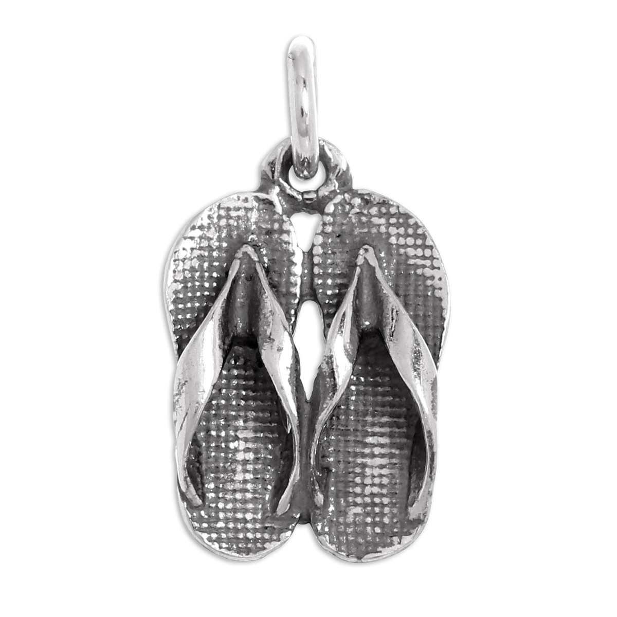 Sterling Silver Pair of Sandals Charms