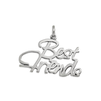Sterling Silver Best Friends Charm