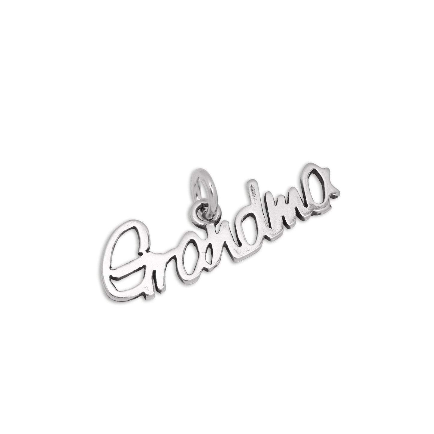 Sterling Silver Grandma Charm