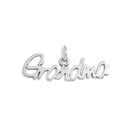 Sterling Silver Grandma Charm
