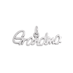 Sterling Silver Grandma Charm