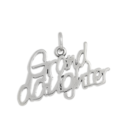Sterling Silver Granddaughter Charm